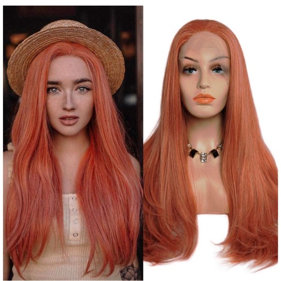13X2 Long Straight Free Part Lace Front Wig
